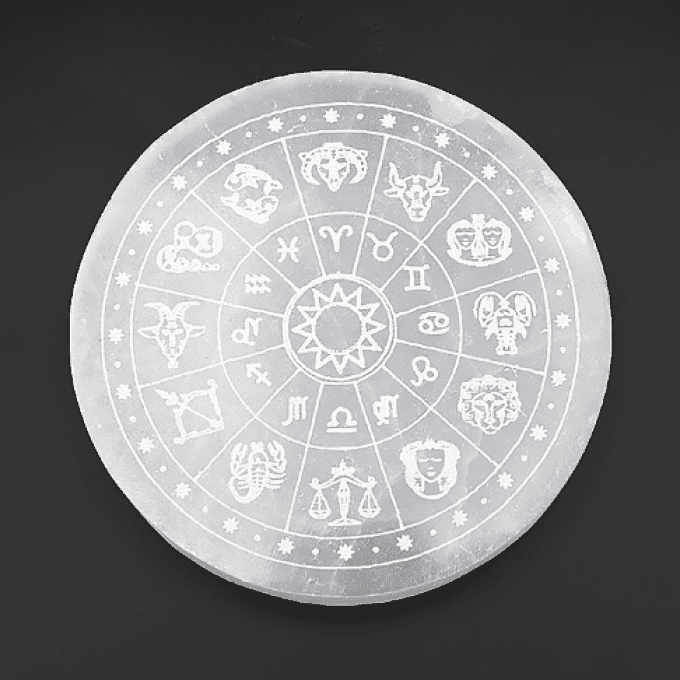 PLAQUE SÉLÉNITE A+ ZODIAQUE 100MM (1 PIÈCE)