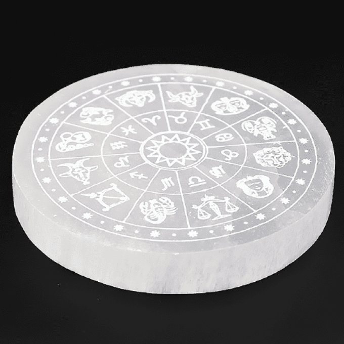 PLAQUE SÉLÉNITE A+ ZODIAQUE 100MM (1 PIÈCE)