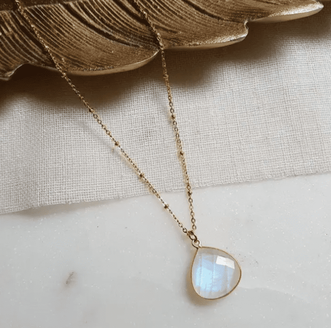 COLLIER JUSTINE MOONSTONE