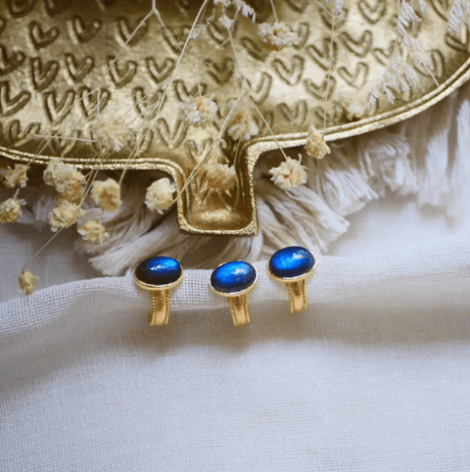 BAGUE MATHILDE LABRADORITE