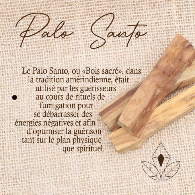 PALO SANTO du Pérou (lot de 3)